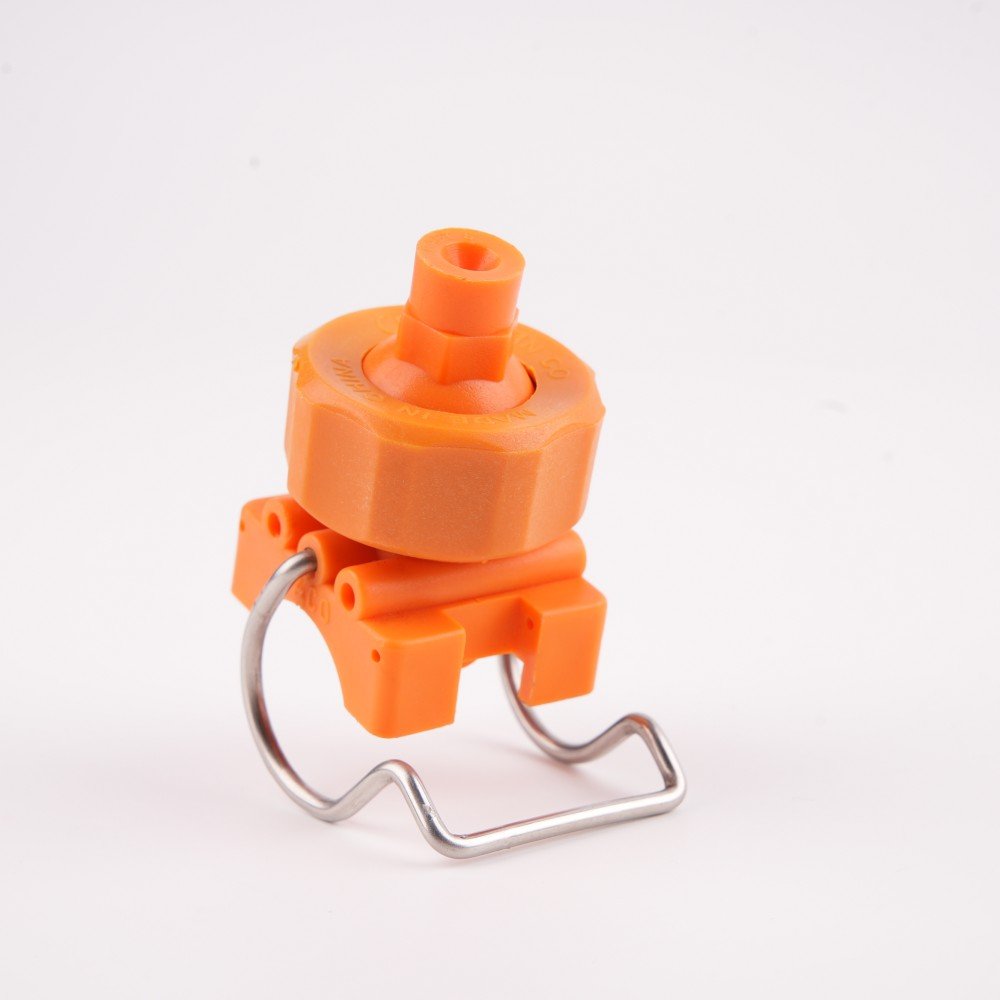 Plastic Adjustable Ball Clamp Spray Nozzle, Plastic Clamp Spray Nozzle for Garden Watering