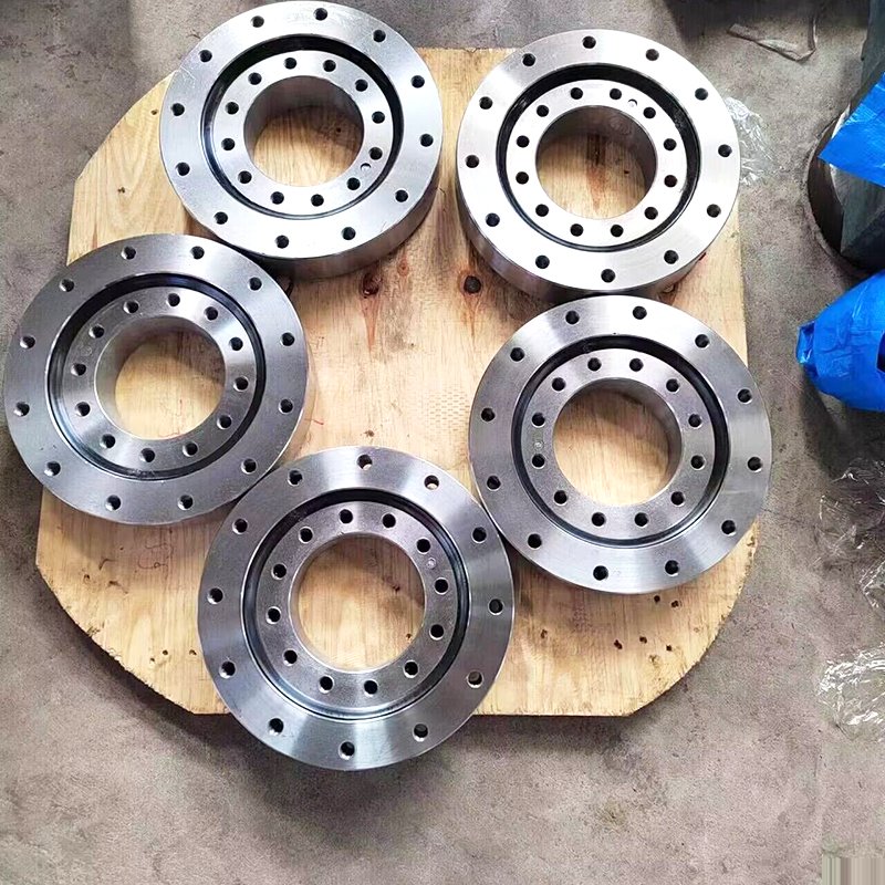 High Precision Turntable Rotary Support Slewing Bearing 010.10.120 80x160x27mm for Machinery