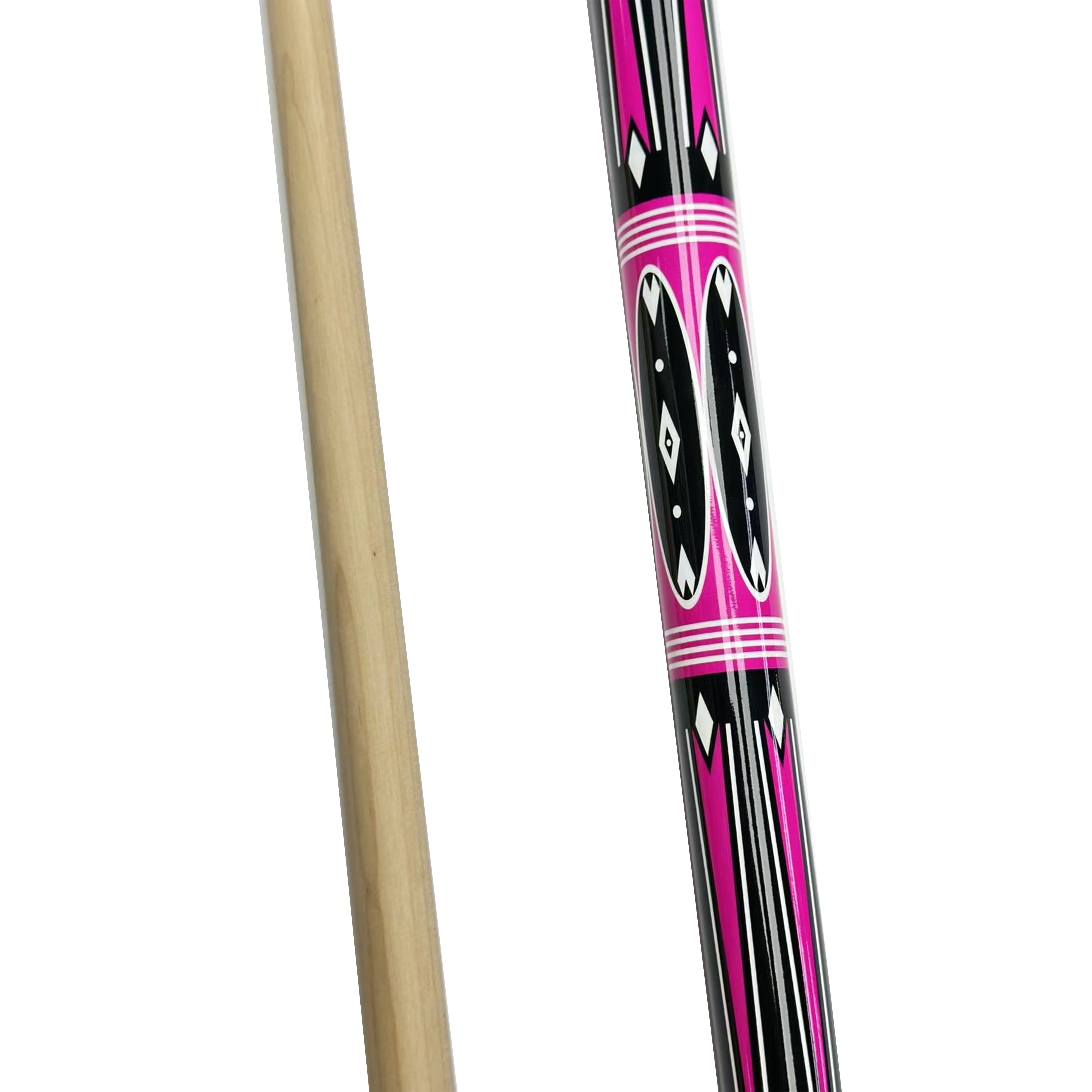 High Quality Professional Carbon Maple American Nine-Ball Sports Cue Single Stick Stainless Steel Joint Snooker Billiard Players