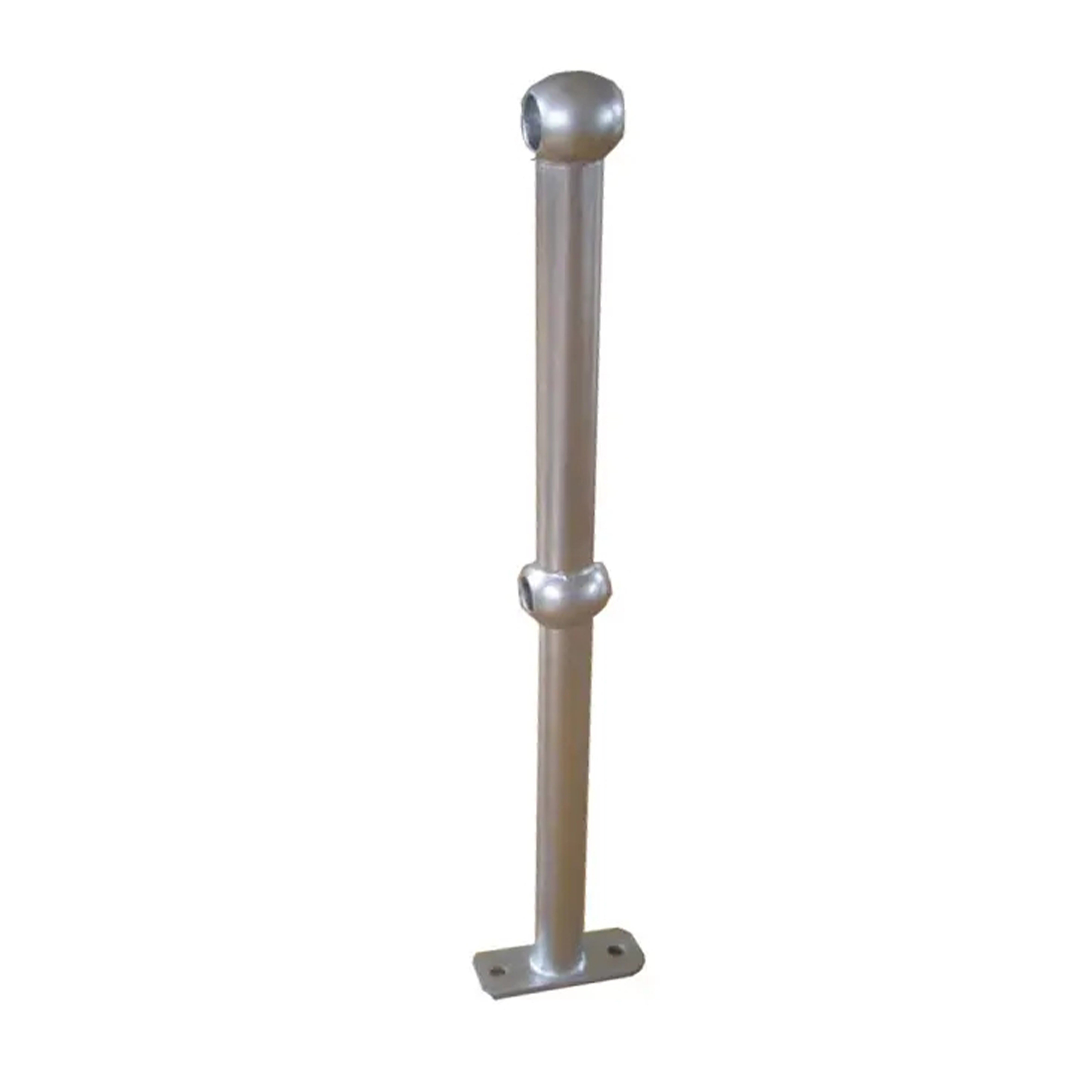 Outdoor Steel Horizontal Ball Joint Handrail Guardrail Fence Railing