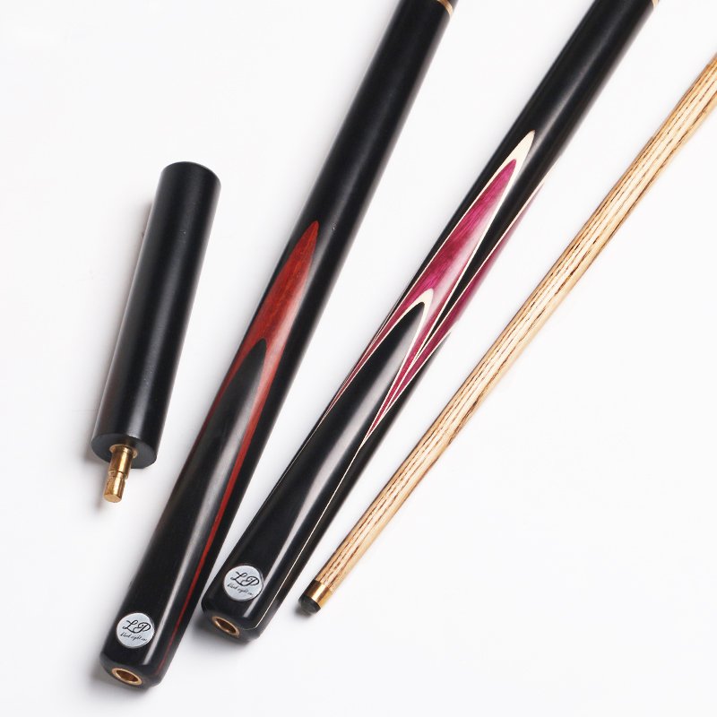 LP Brand Dominate Series Taco De Sinuca Snooker Cue Stick Hand Made 9.8mm Tip Ash Wood 3/4 Jointed Snooker Cue 57'' Billiard Cue