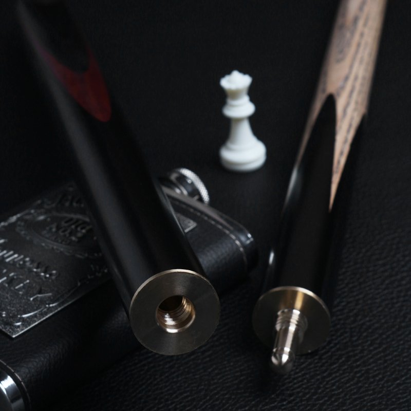 LP Brand Dominate Series Taco De Sinuca Snooker Cue Stick Hand Made 9.8mm Tip Ash Wood 3/4 Jointed Snooker Cue 57'' Billiard Cue