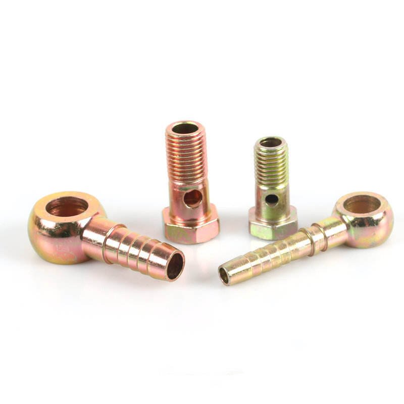 Banjo Hose Barb Bolt Fittings Diesel Pipe Joint Hollow Screw Oil Ball Head Hydraulic Ball Head Oil Pipe Hose Combination