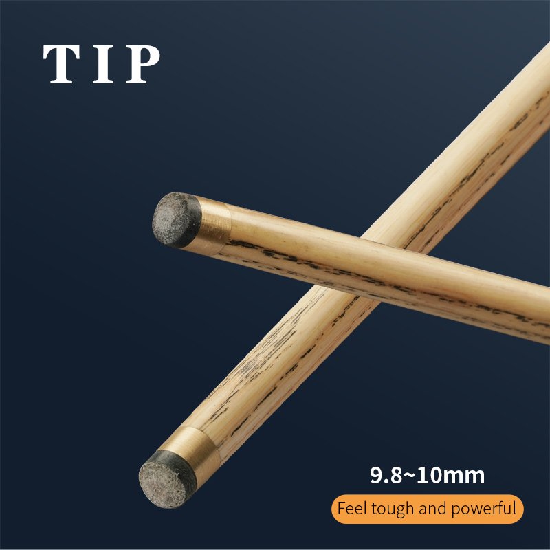O'MIN Tyrant Snooker Cue 3/4 Piece One Piece Snooker Stick Kit with Case with Telescopic Extension 9.5mm Tip Snooker Cue