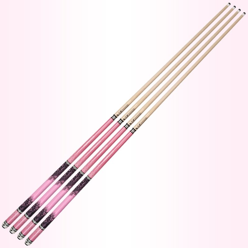 Pink 58inch 11.5mm and 13mm Center Joint Cue North America Maple Pool Billiard Snooker Cue Stick