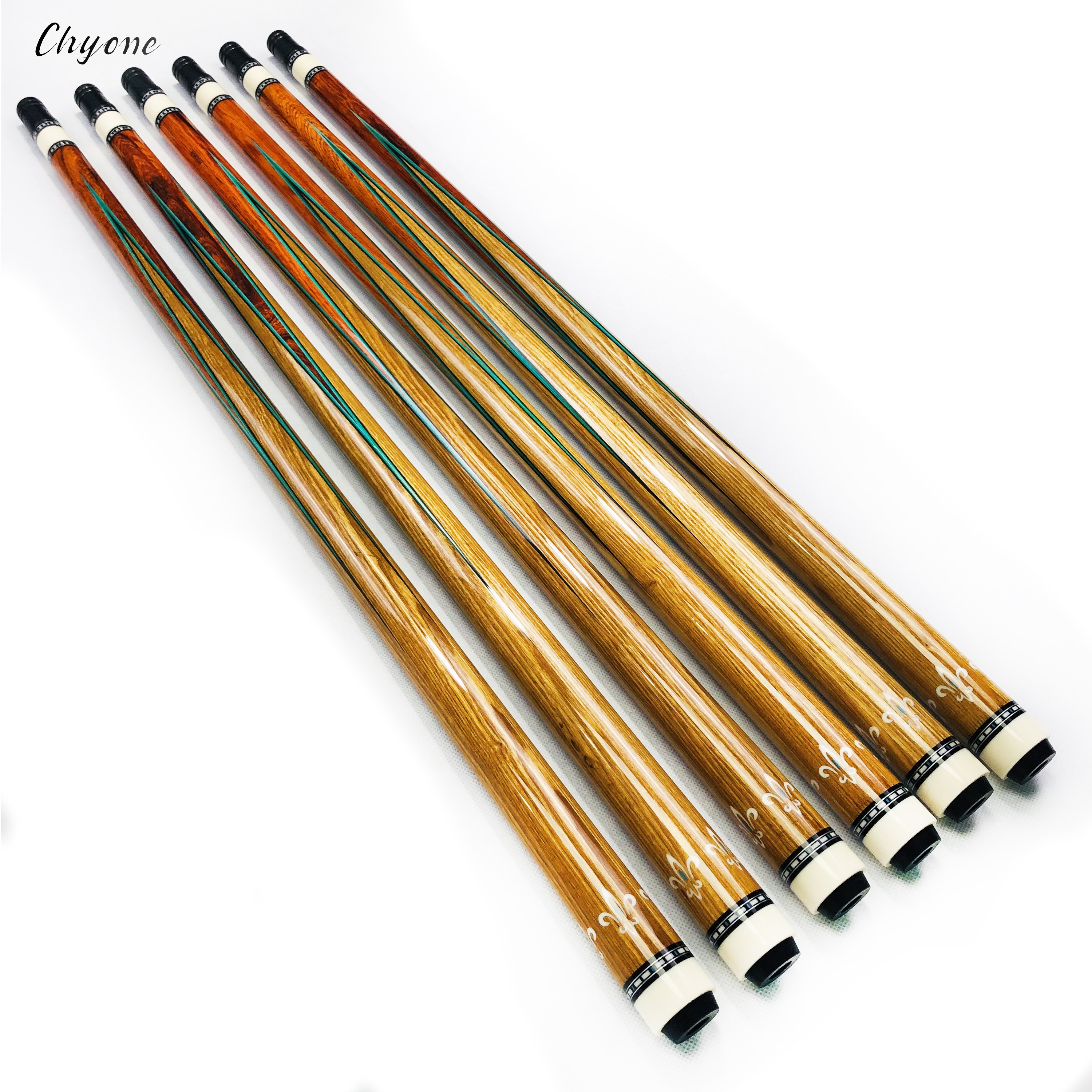 Carom Cue Chyone Custom Coco Bolo Points Inlay Zyoumon Wood Radial Joint Billiard Cue Stick Pool Cue