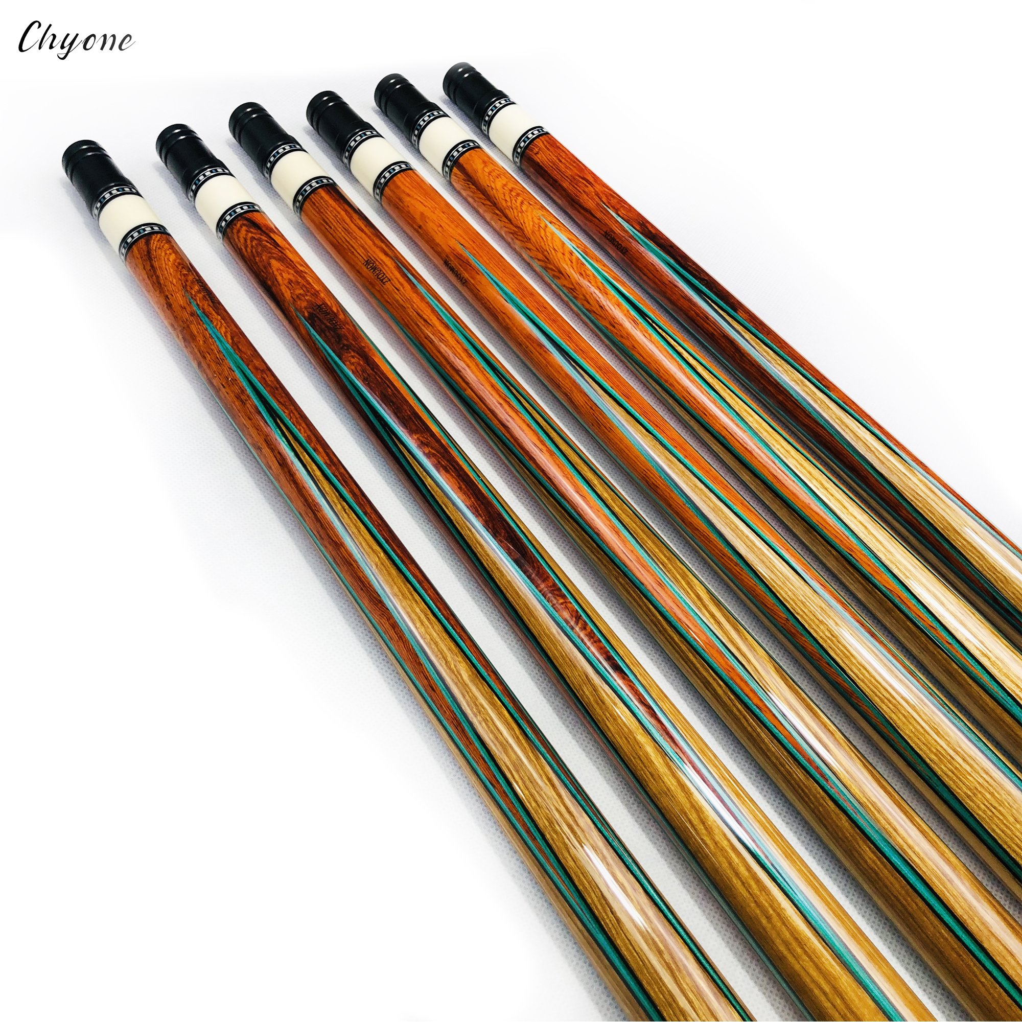 Carom Cue Chyone Custom Coco Bolo Points Inlay Zyoumon Wood Radial Joint Billiard Cue Stick Pool Cue