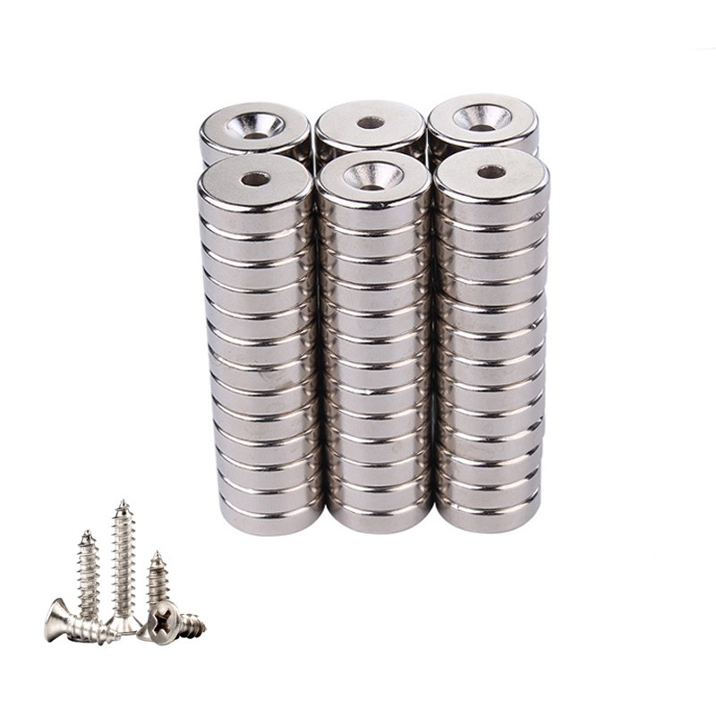 Manufacturers Direct Sales Strong Magnet Toy Small Round 8*2 Magnet NdFeb Strong Magnetic Disc Countersunk Neodymium Magnet