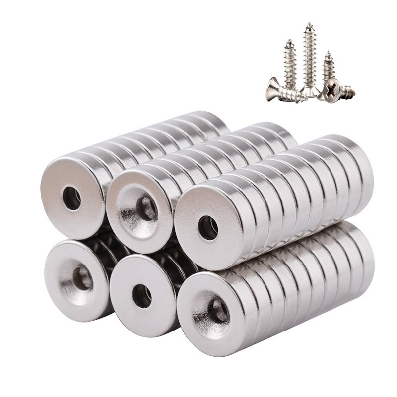 Manufacturers Direct Sales Strong Magnet Toy Small Round 8*2 Magnet NdFeb Strong Magnetic Disc Countersunk Neodymium Magnet