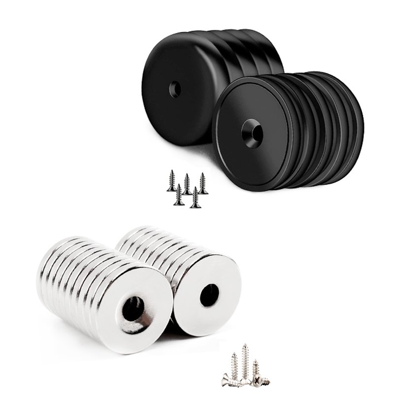 Manufacturers Direct Sales Strong Magnet Toy Small Round 8*2 Magnet NdFeb Strong Magnetic Disc Countersunk Neodymium Magnet