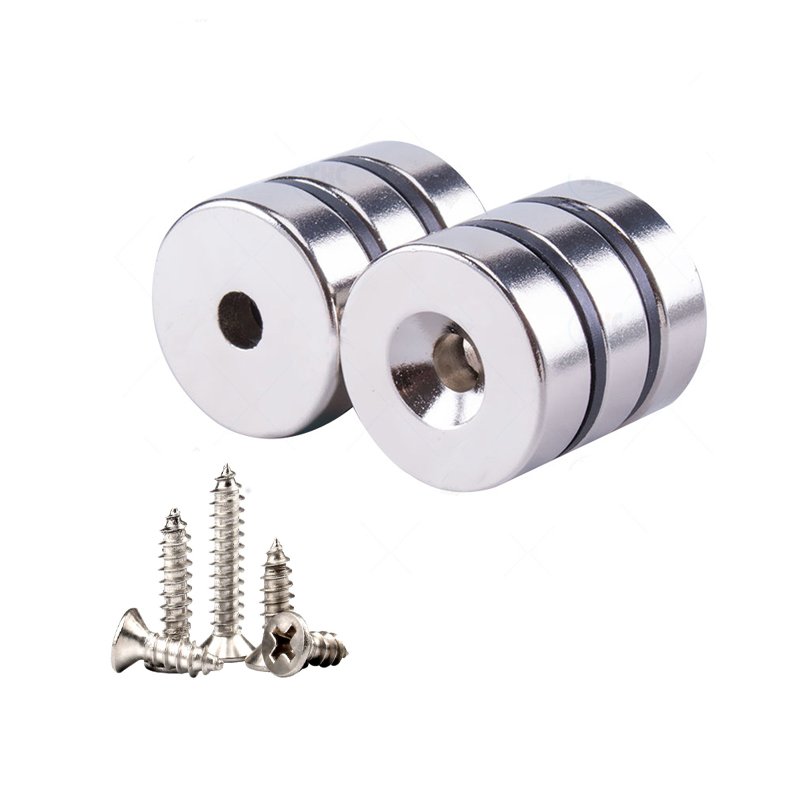 Manufacturers Direct Sales Strong Magnet Toy Small Round 8*2 Magnet NdFeb Strong Magnetic Disc Countersunk Neodymium Magnet