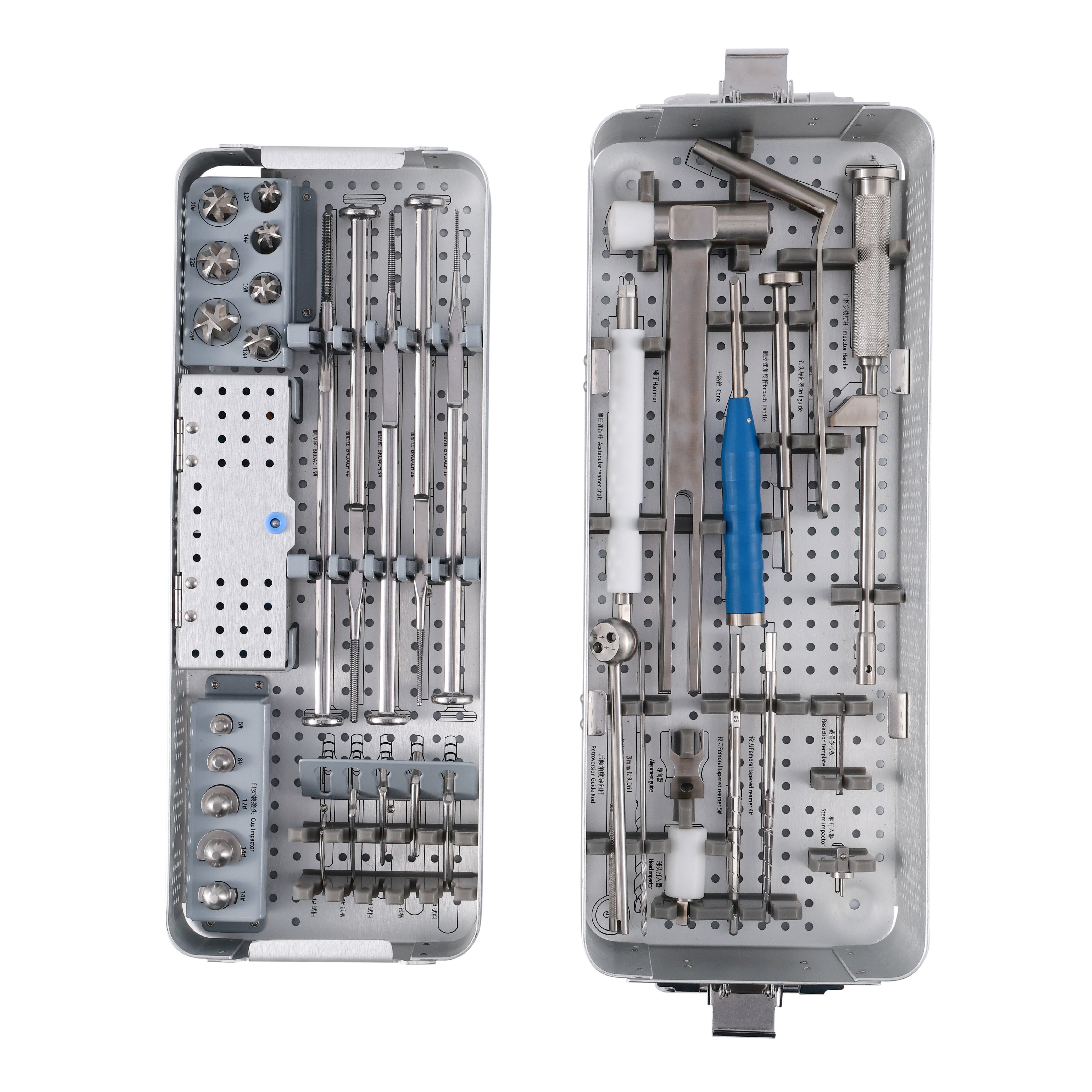 Cement Hip Joint System Cement Stem Cement Acetabular Metal Ball Head Vet Veterinary Orthopedic Joint Instruments
