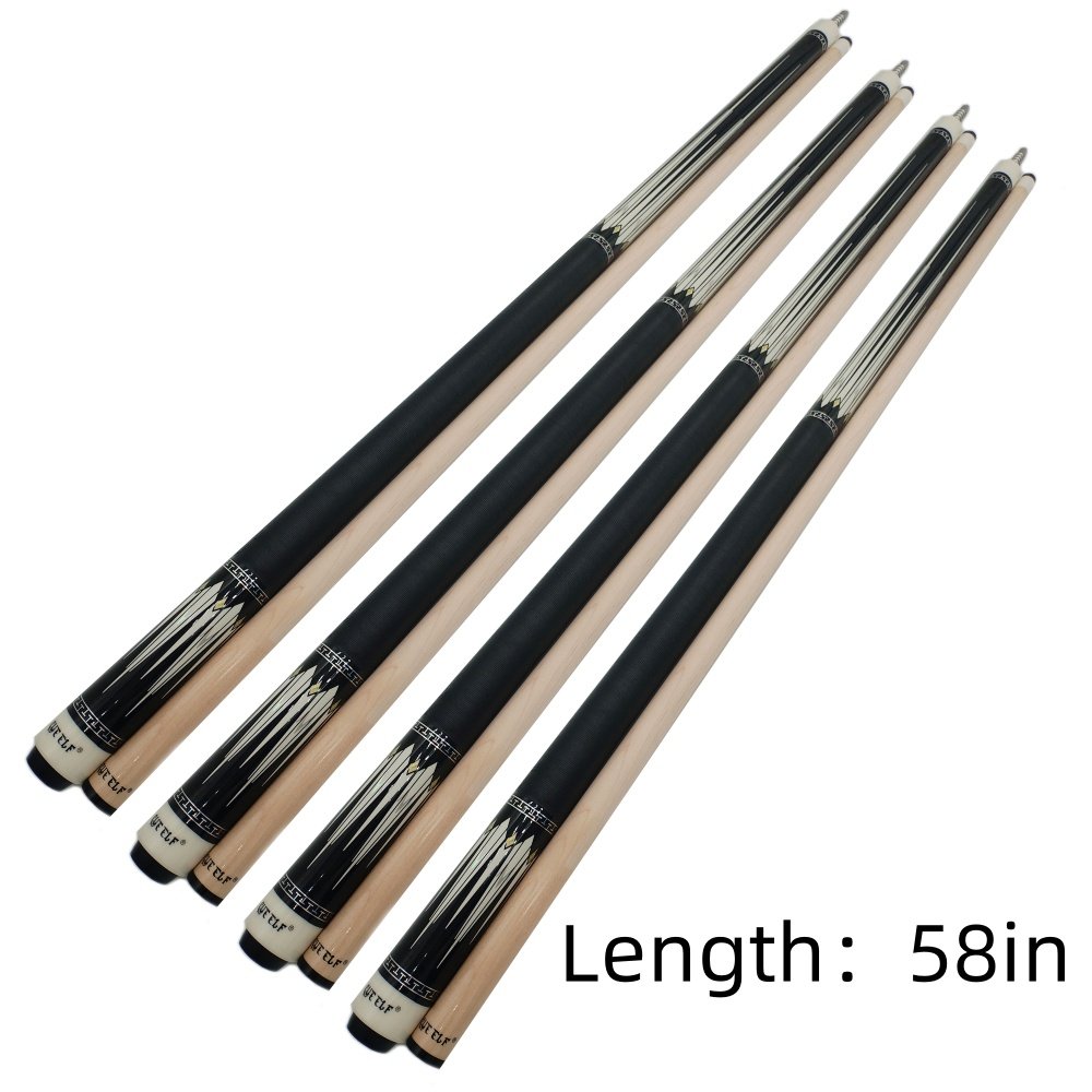 Xmlinco Professional Billiard Pool Cue 12.5mm Tip Size Maple Shaft 58In in Stock