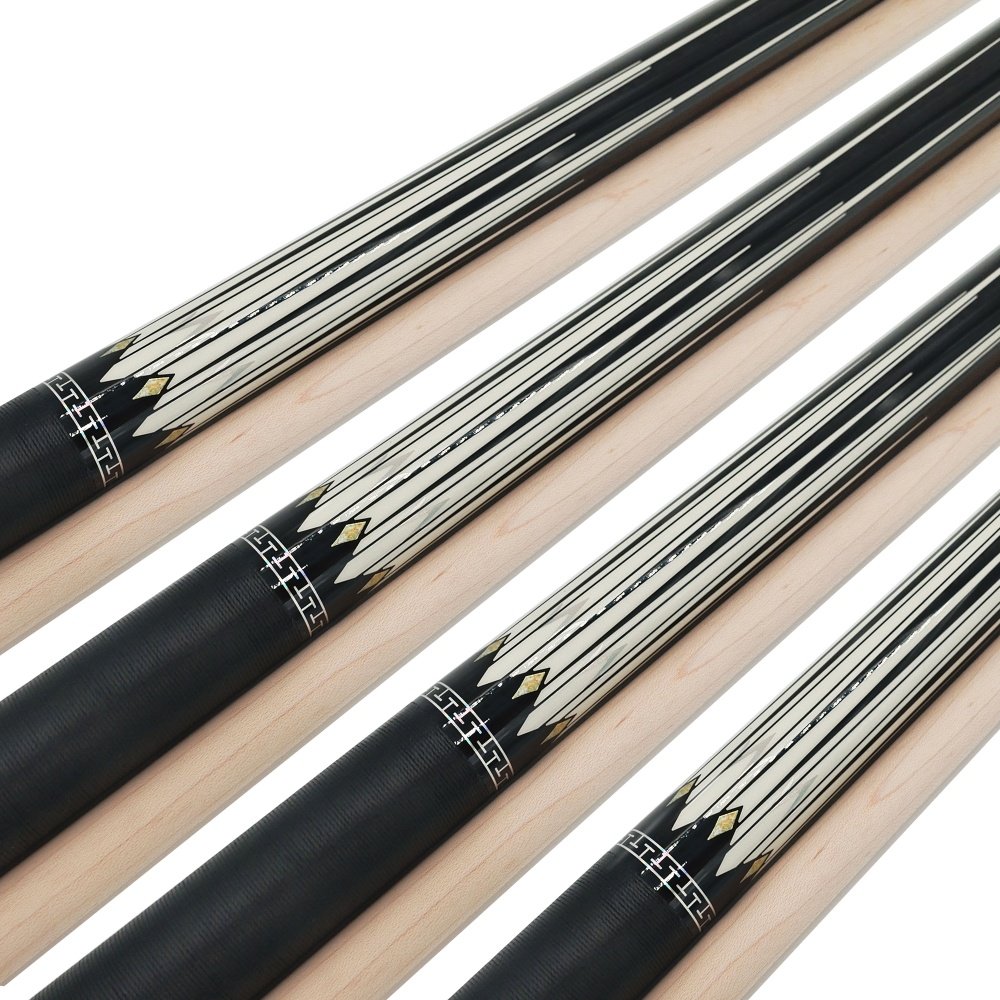 Xmlinco Professional Billiard Pool Cue 12.5mm Tip Size Maple Shaft 58In in Stock
