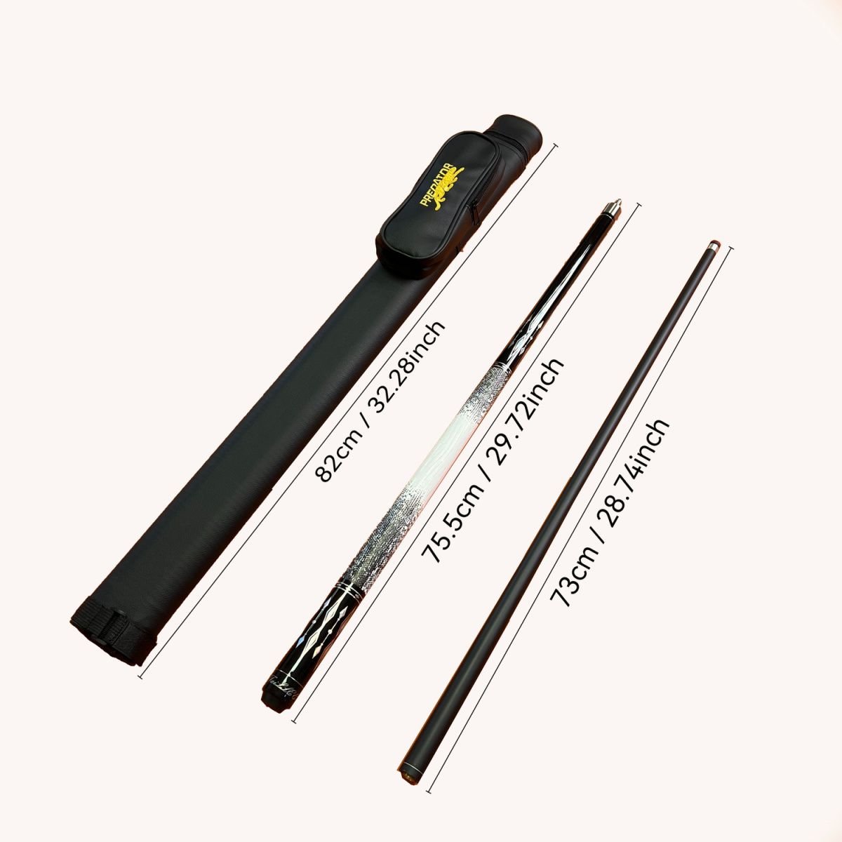 Guangzhou Supplier Growsport Export New Design 13mm Maple Graphite Shaft Billiard Pool Cue Stick