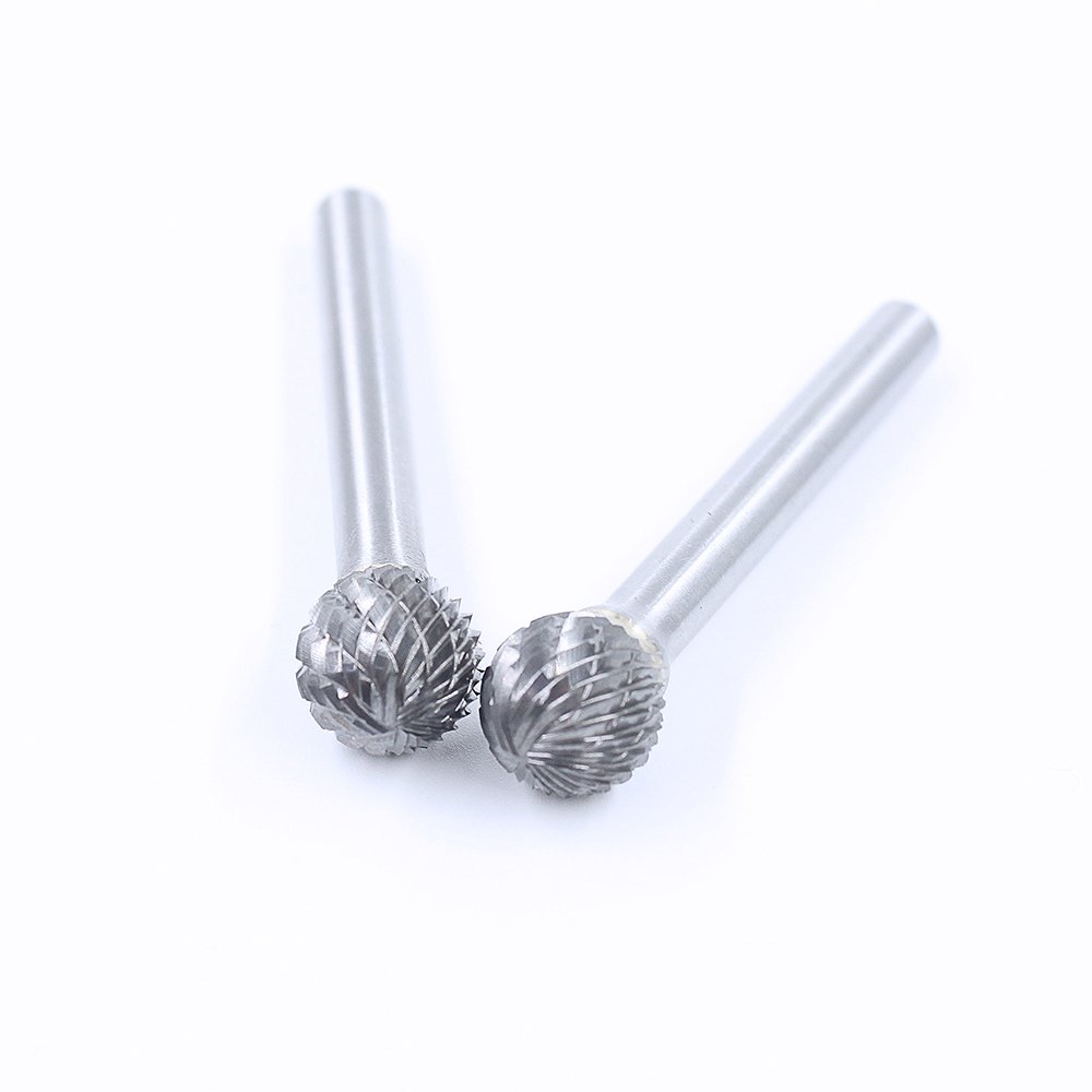 SD Ball Shape 1/4 Inch 6mm 6.35mm Tungsten Carbide Burrs for Metal Wood Marble Machining Cutting and Grinding Tools
