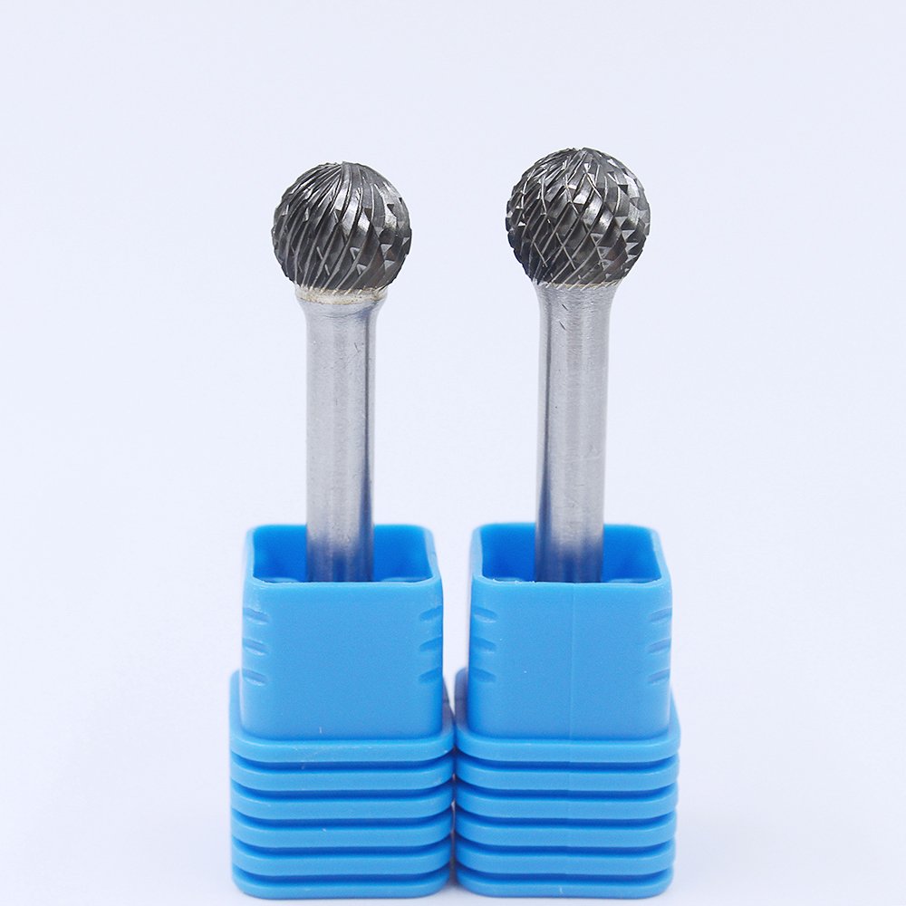 SD Ball Shape 1/4 Inch 6mm 6.35mm Tungsten Carbide Burrs for Metal Wood Marble Machining Cutting and Grinding Tools
