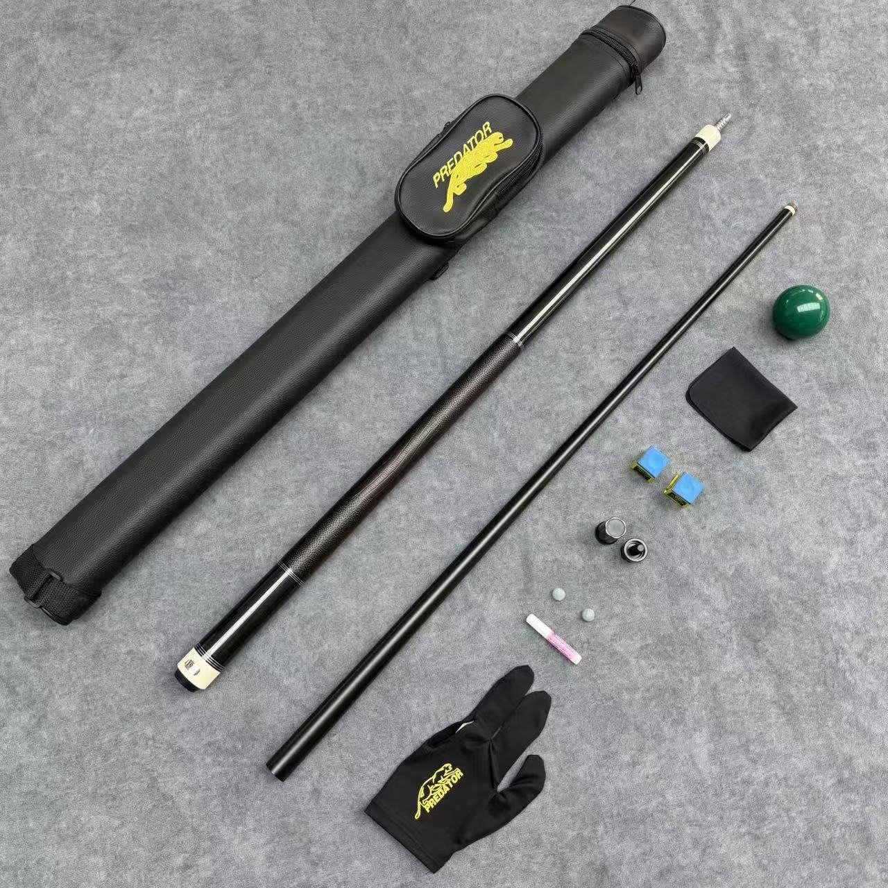 Premium PU Anti-Slip Grip Maple Core With Graphite Finish Professional 19.5oZ 145cm Pool Cue Stick