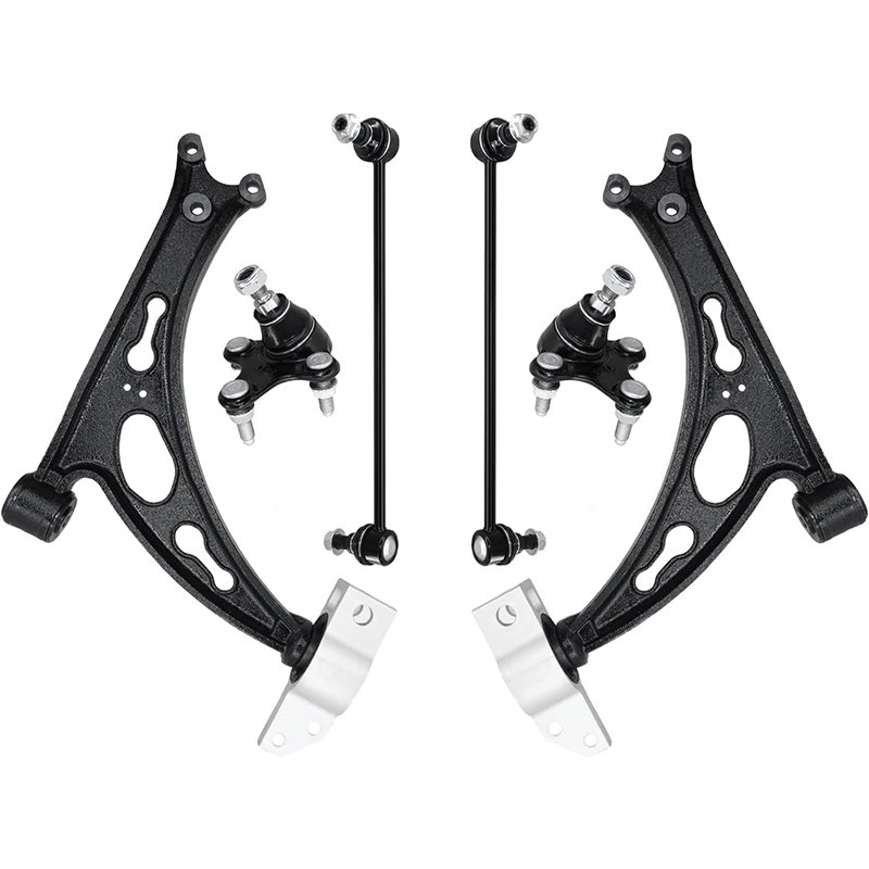 CMS20477 CMS20478 Front Lower Control Arms Suspension Kit Replacement for Volkswagen Jetta Golf EOS GTI R32 Rabbit Audi A3