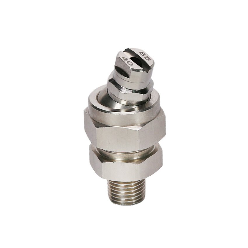 36725 Stainless Steel Adjustable Nozzle,brass Swivel Ball Joint Flat Fan Spray Nozzle