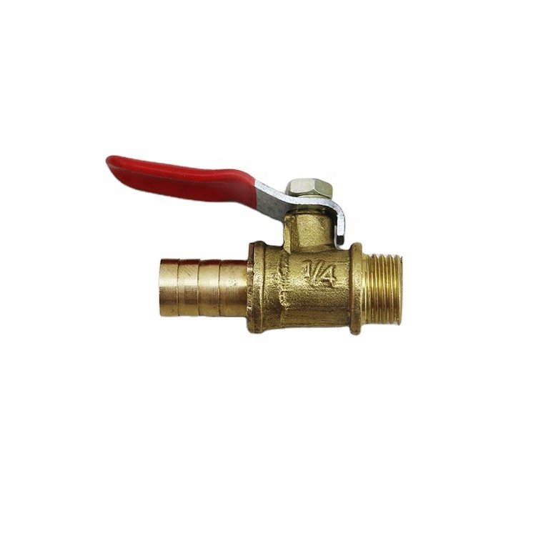 Pneumatic Tools 8mm Hose Barb 1/4'' Internal Thread Ball Valve