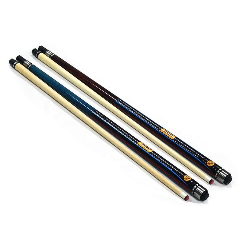 2023 New Arrival Superior Quality Full Maple Wood Billiard Pool Cue 57" Length 1/2 Jointed Sticks Pool Cue