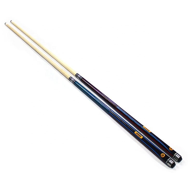 2023 New Arrival Superior Quality Full Maple Wood Billiard Pool Cue 57" Length 1/2 Jointed Sticks Pool Cue