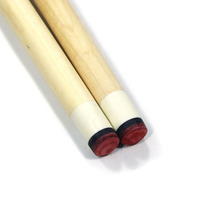 2023 New Arrival Superior Quality Full Maple Wood Billiard Pool Cue 57" Length 1/2 Jointed Sticks Pool Cue