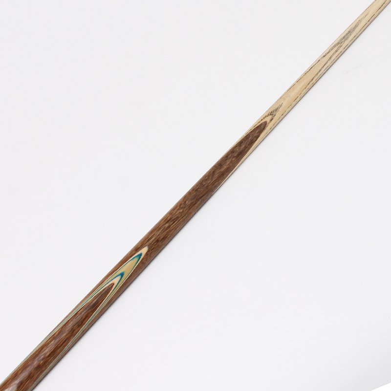 TQG-JX-054 10mm Single Billiards Cue 57 Inch Hot Selling Item Dyed Ebony Brass Ash Wood Pool White Wax Wood Tip Snooker Cue