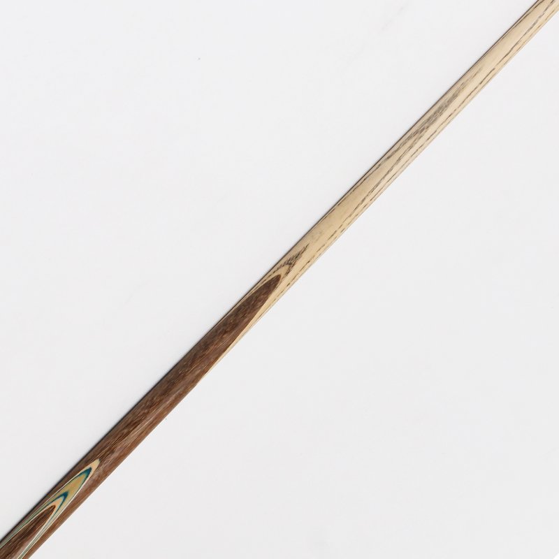 TQG-JX-054 10mm Single Billiards Cue 57 Inch Hot Selling Item Dyed Ebony Brass Ash Wood Pool White Wax Wood Tip Snooker Cue
