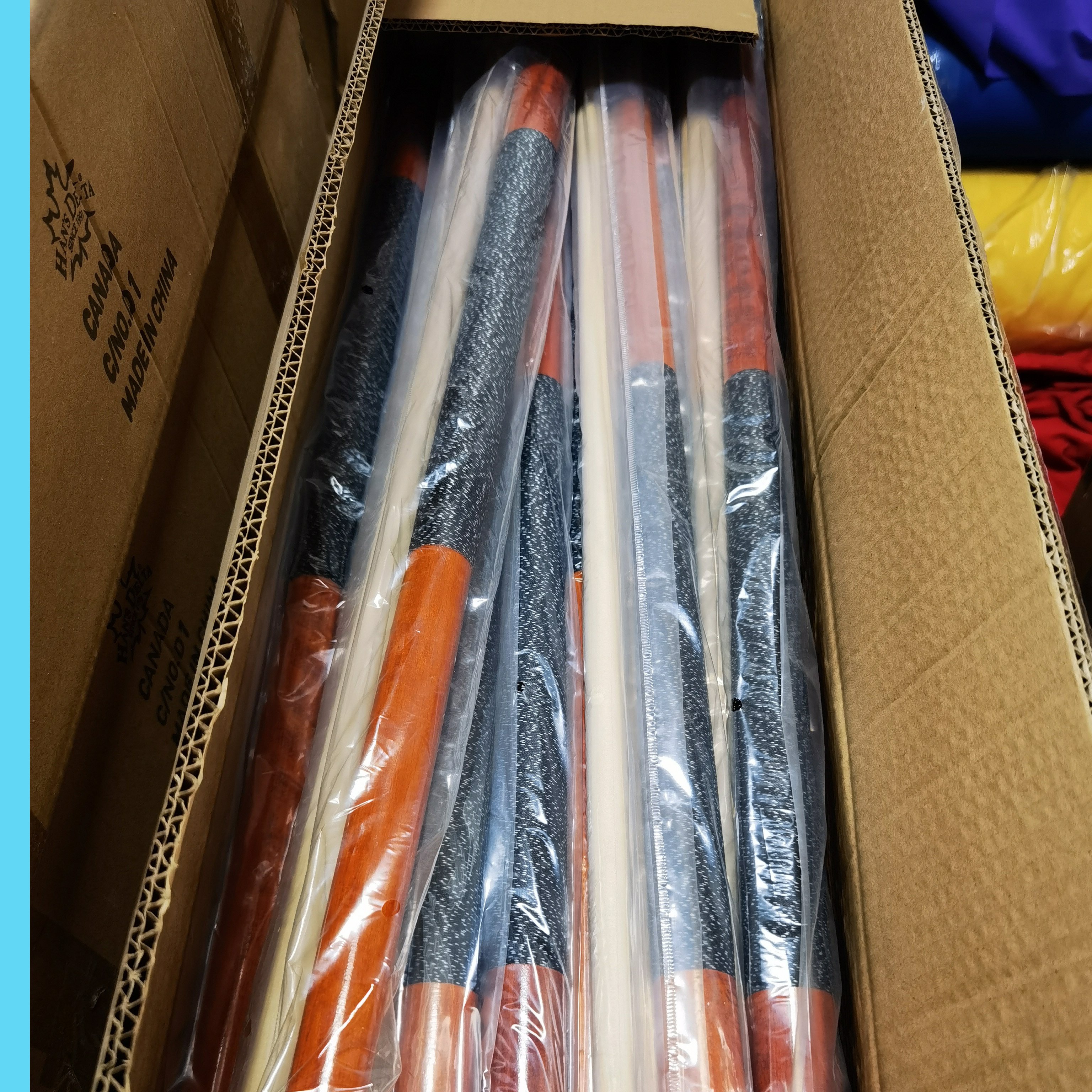 High Quality American 1/2 Wood Handmade Painting Pool Cue