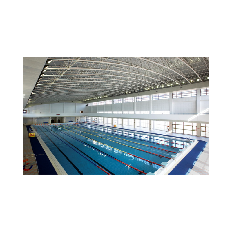 Easy to Install Space Frame Metallic Prefab Steel Structure Swimming Pool Roof