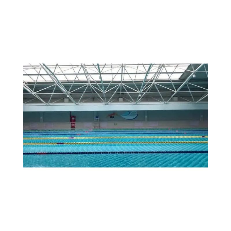 Easy to Install Space Frame Metallic Prefab Steel Structure Swimming Pool Roof