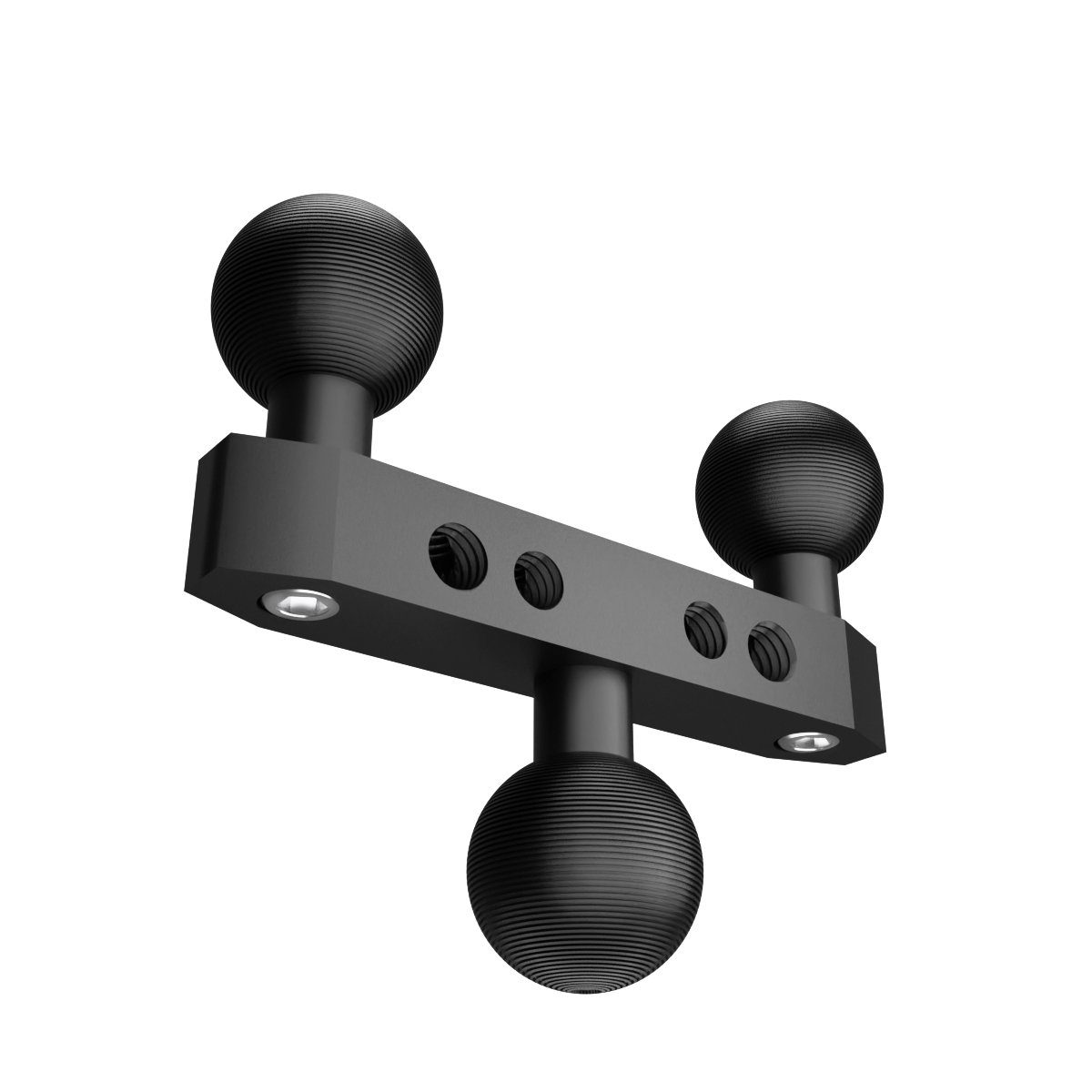 Summer Bee 1"Ball Head Mount Aluminum 25mm 1inch Double Ball Head Adapter Mobile Phone Motorcycle/Car Bracket Triple Ball Head