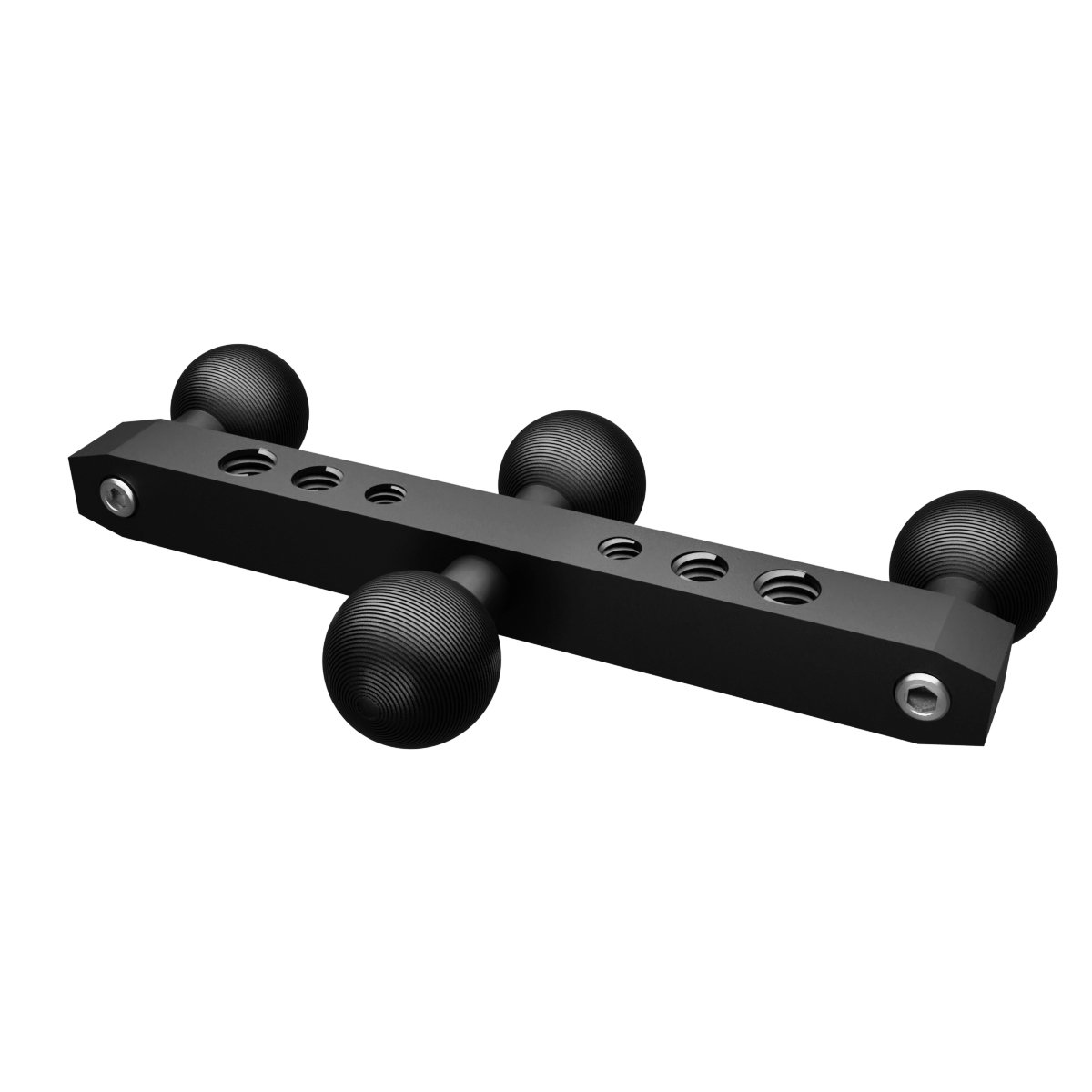Summer Bee 1"Ball Head Mount Aluminum 25mm 1inch Double Ball Head Adapter Mobile Phone Motorcycle/Car Bracket Triple Ball Head