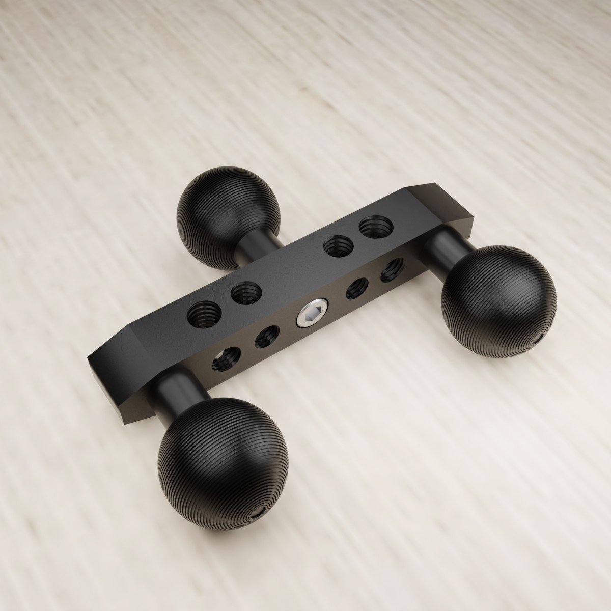 Summer Bee 1"Ball Head Mount Aluminum 25mm 1inch Double Ball Head Adapter Mobile Phone Motorcycle/Car Bracket Triple Ball Head
