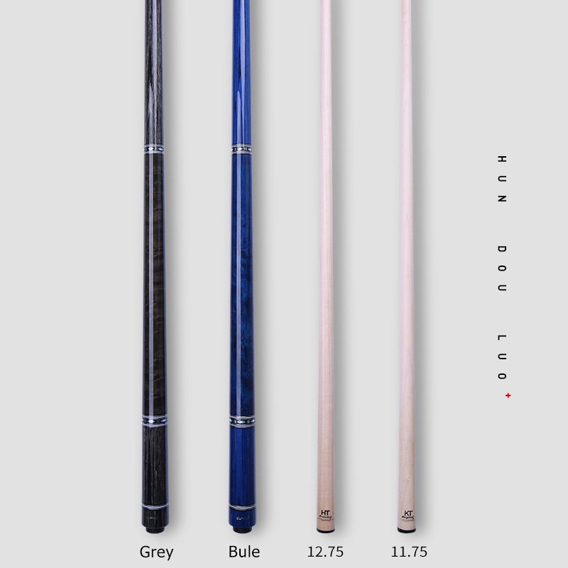 CUPPA Billiard Cues Pool Cue Stick 1/2 Split Body Eight Nine Ball Radial Pin Joint Maple Shaft Tip Size 12.5mm 19oz 58inch