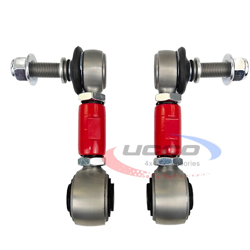 Front Adjustable Anti Roll Sway Bar Link Kit Ball Joint Link Fit for Land Cruiser 200 Series 2007-ON FJ Cruiser/Fortuner/Hilux