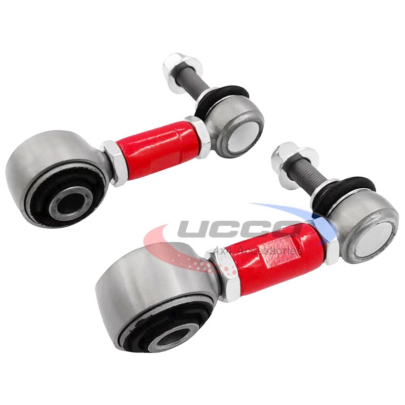 Front Adjustable Anti Roll Sway Bar Link Kit Ball Joint Link Fit for Land Cruiser 200 Series 2007-ON FJ Cruiser/Fortuner/Hilux
