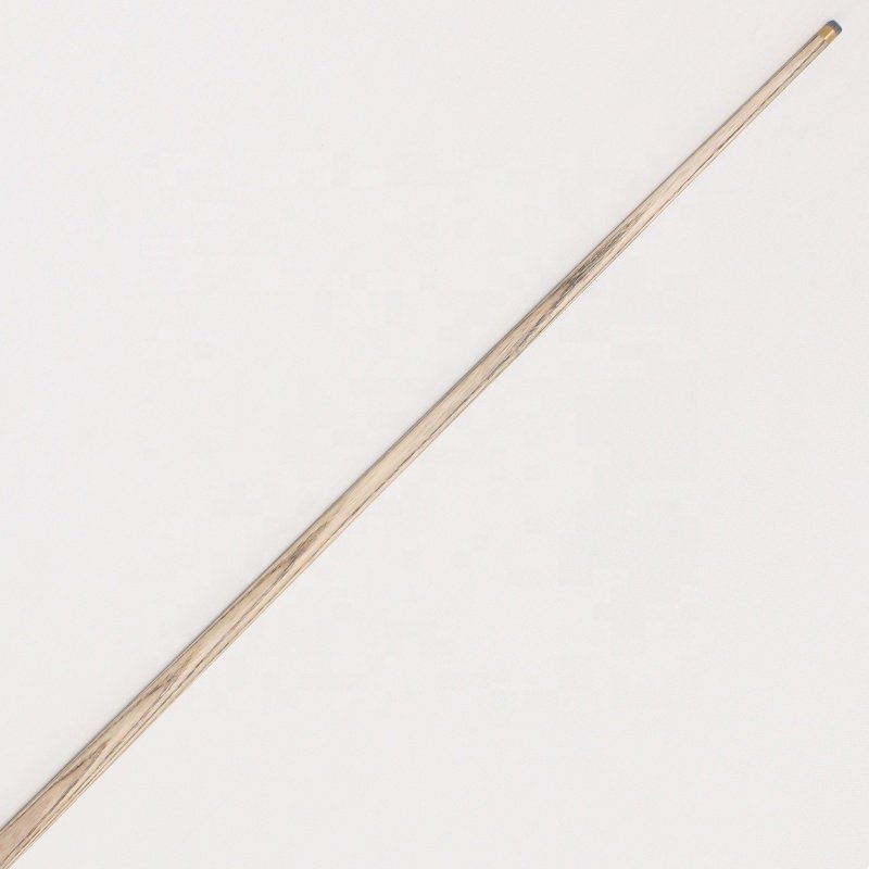 TQG-JX-029 Handmade 57\" Ash Tip Snooker Cue Dyed Ebony Stick with Three-Quarters Brass Joint 10mm White Wax Wood Pool Cue
