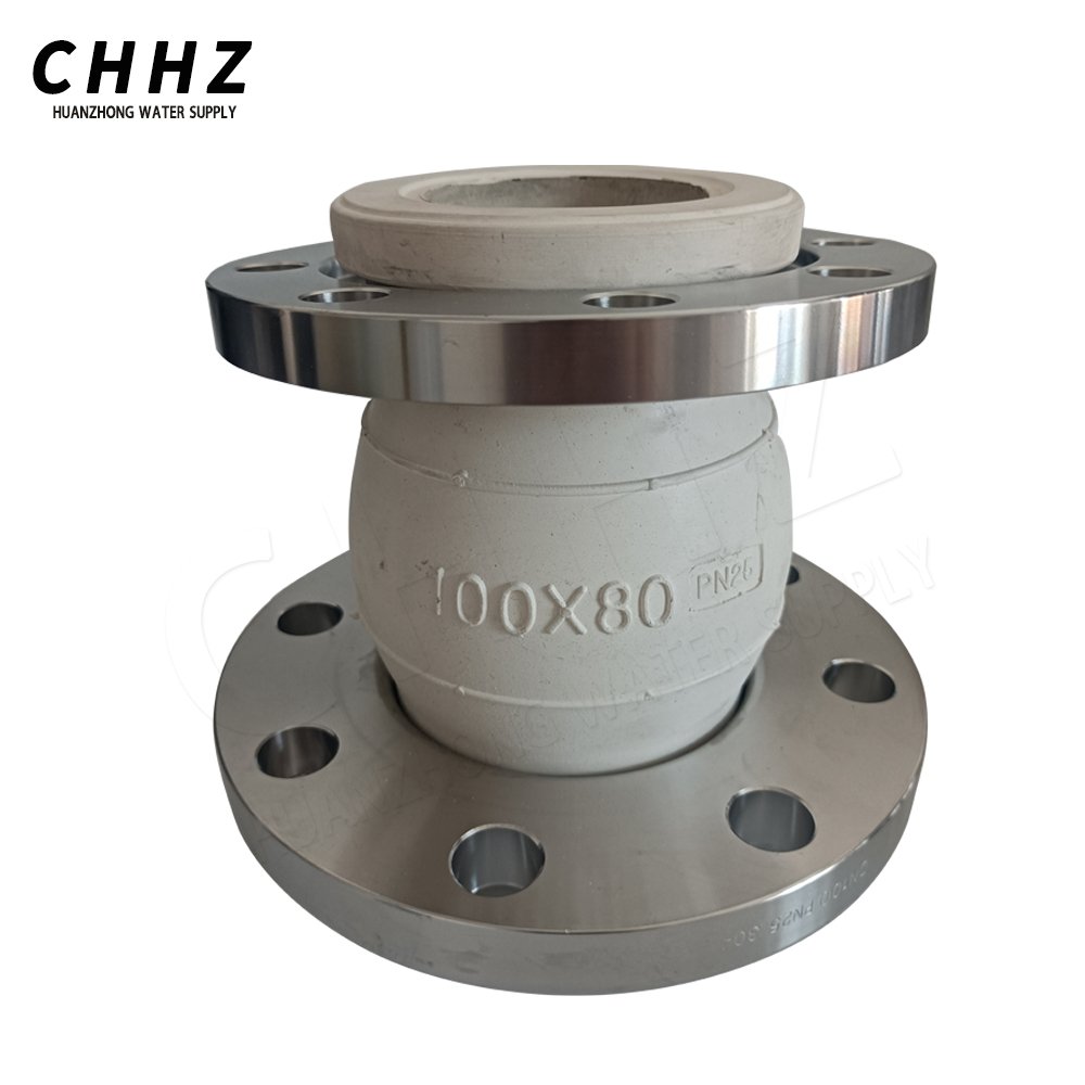 Food Grade Rubber Single Ball Flexible Flange Expansion Joints Safety Specialized