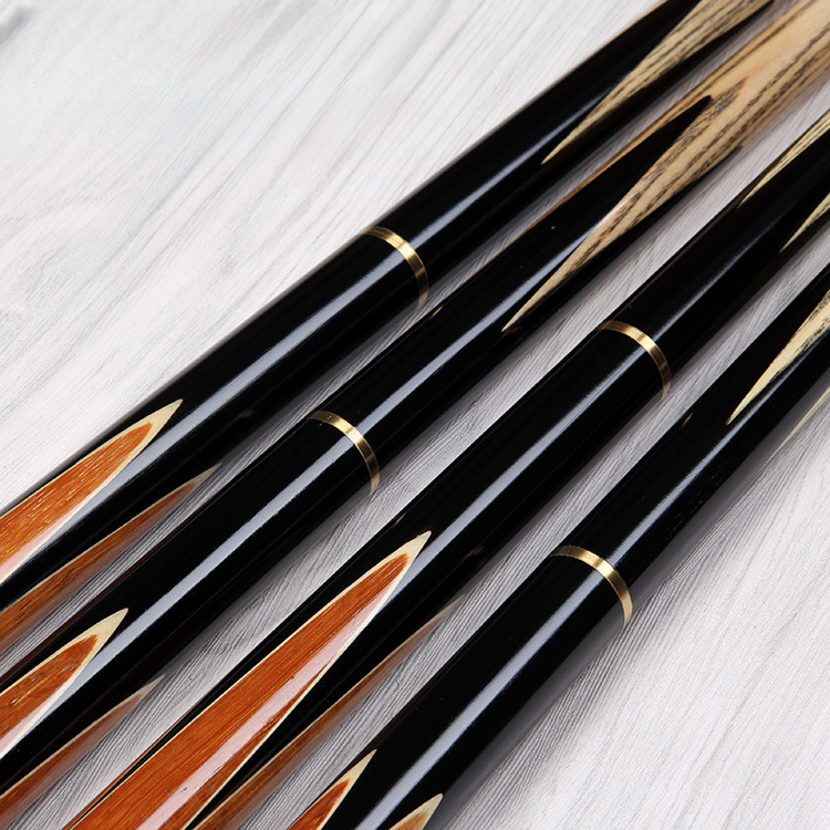 SLP Factory Direct 10mm 3/4 Split Cue Gunman Series with Extender Ash Wood Cue Stick Billiard Snooker Cue