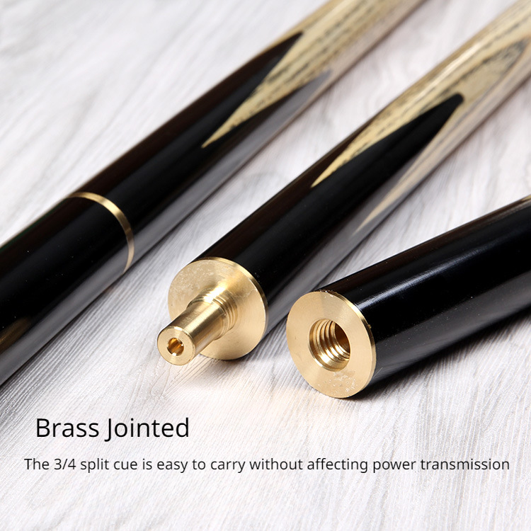 SLP Factory Direct 10mm 3/4 Split Cue Gunman Series with Extender Ash Wood Cue Stick Billiard Snooker Cue