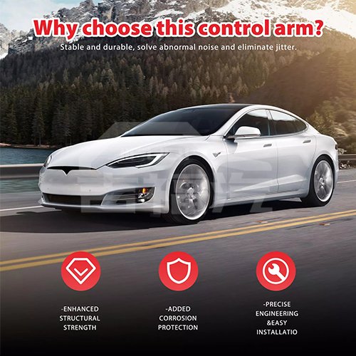 Front Right Lower Control Arms Ball Joints for 2017-2023 Tesla Model 3 Model Y 1044356-00-C