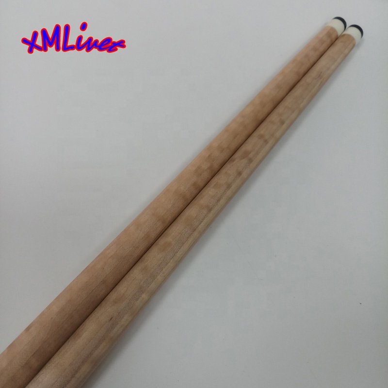 Xmlivet Finished 12Pieces Tiger Maple Wood Laminated Technology Cue Shaft Very Straight for Carom Cues or Pool Cues