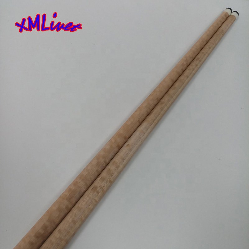 Xmlivet Finished 12Pieces Tiger Maple Wood Laminated Technology Cue Shaft Very Straight for Carom Cues or Pool Cues