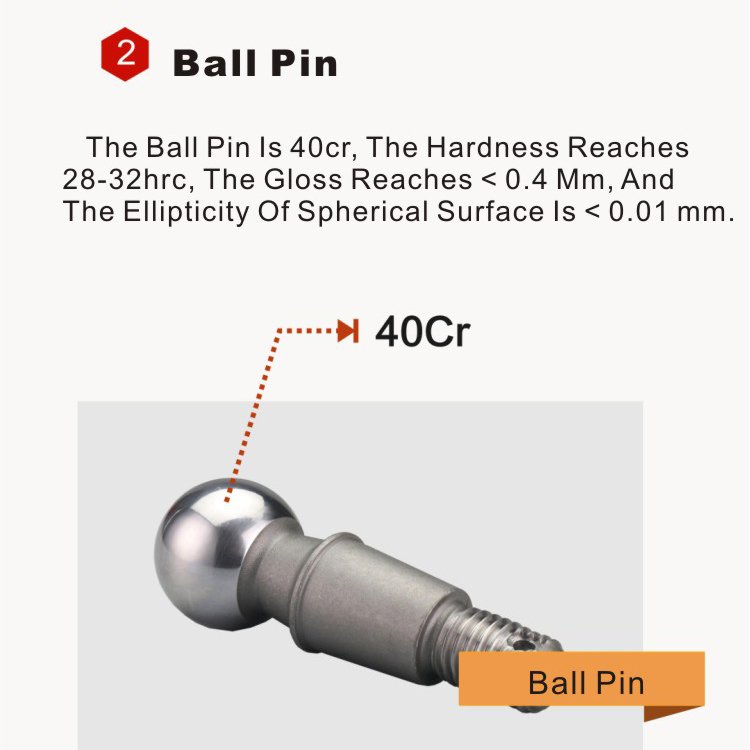 Premium Quality for Toyota Car Suspension Parts Balance Bar Link Ball Head Joint Balance Pole Ball Head Balance Bar Ball Joint