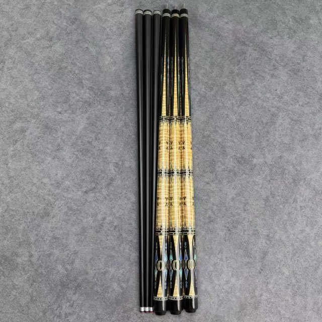 Efficient Snooker & Billiard Jump Cue Stick for Breaks Tricks 13mm Carbon Fiber Tip & Stainless Steel Joint for Cue Sports Pool