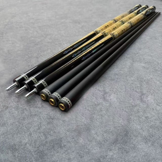 Efficient Snooker & Billiard Jump Cue Stick for Breaks Tricks 13mm Carbon Fiber Tip & Stainless Steel Joint for Cue Sports Pool