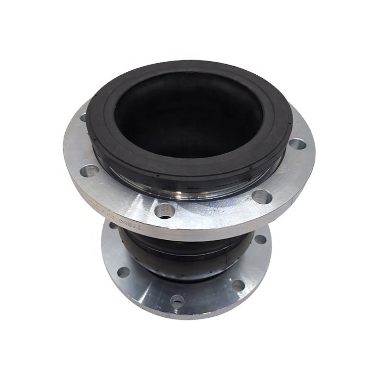 Shock Absorption Twin Sphere Flange Flexible Epdm Rubber Flexible Connector Rubber Expansion Joint